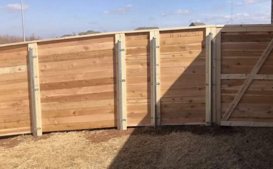 Custom cedar fence and gate