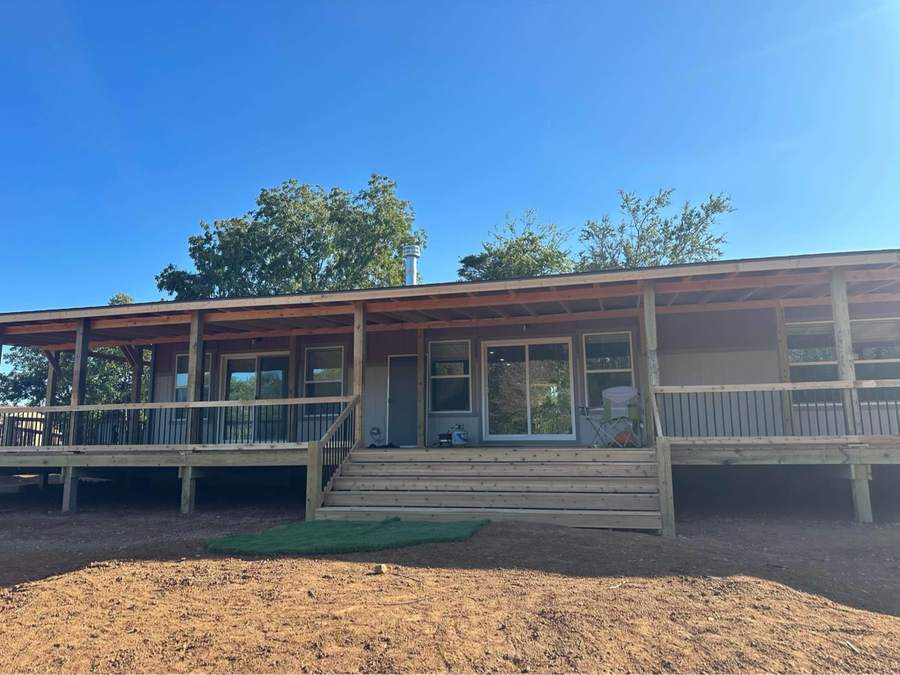 Covered porch build